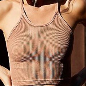Free People Happiness Runs Ribbed Cami/Tank
